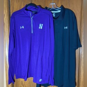 Under Armour 2 For One Sale: UA Long Sleeve Shirt. UA Polo Shirt. Both Size XXL